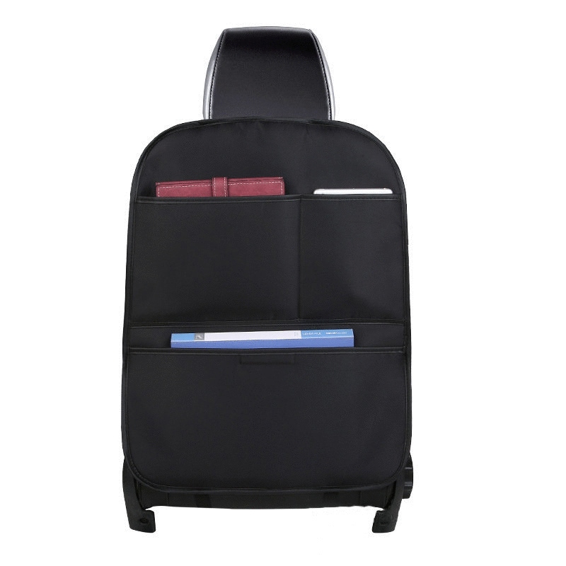 REIMO Organizer für Autositze mit 4 Taschen, Kunstleder, komplett
