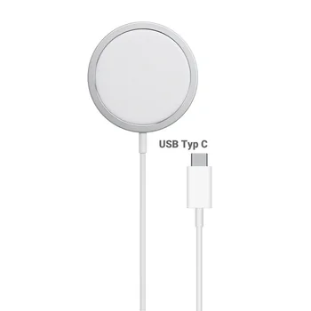 MHXH3ZM/A, MagSafe Ladekabel f�r APPLE iPhone 17, 15 Watt, mit 1m USB-C auf kabelloses MagSafe / Qi Ladesystem