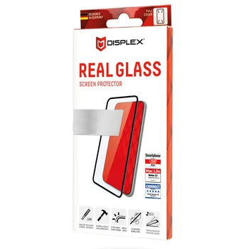 Displex REAL GLASS (Vollfl�chig), Displayschutz f�r APPLE iPhone 15 Pro Max