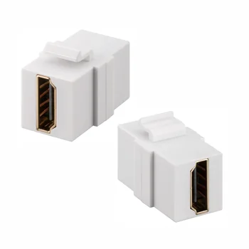 Goobay Keystone Modul HDMI Verbinder, 2x HDMI Buchse, 8K 60 Hz, White