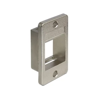Goobay Keystone-Halterung, 1-fach, silver