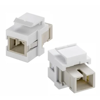 Goobay Keystone Modul Lichtwellenleiter, 2x LWL-Buchse (SC-Simplex)