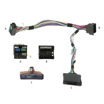 Drive&Talk Premium Mute - Adapter f�r Audi A1, A7 ab ca. 2010- / A3, A6, Q3 ab ca. 2011- / Seat Leon ab ca. 2012- / VW Golf 7 ab ca. 9/2012- / Skoda Octavia ab ca. 2013- / (wie KR.84O73M, nur voll belegt)