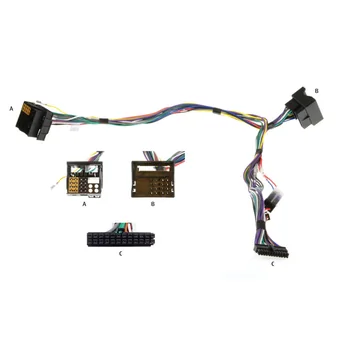 AUDIO2CAR Adapter f�r VW / Audi / Seat / Skoda ab ca. 2010 (Quadlock / 40 pin F�cherstecker vom Original Stecker umgesteckt!)