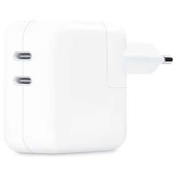 MW2K3ZM/A (Bulk) Dual Power-Ladeger�t 230V f�r APPLE iPhone Xs MAX, 35W, 2x USB-C