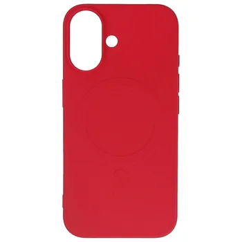 Liquid Silicone Mag-Case (H�lle) f�r APPLE iPhone 16, Red