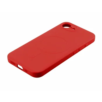 Liquid Silicone Mag-Case (H�lle) f�r APPLE iPhone 16e, Red
