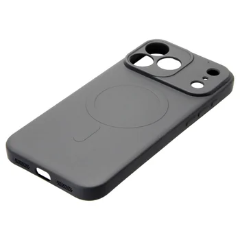 Liquid Silicone Mag-Case (H�lle) f�r APPLE iPhone 17 Pro, Black
