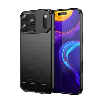 TPU Case (H�lle), Carbon-black, f�r APPLE iPhone 17 Pro