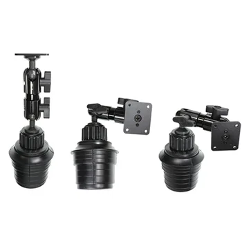 Brodit Standfuss / Sockelhalterung zur Montage im Getr�nkehalter, L�nge: 234mm, Kugelkopf: 20mm