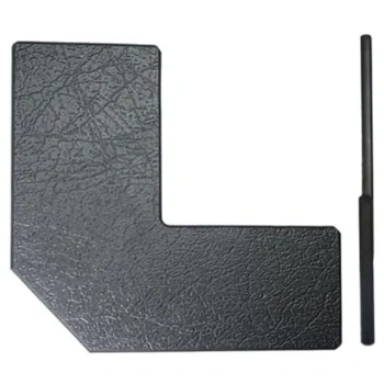 Brodit Angewinkelte Erweiterung-Platte, 90 Grad, 117x124x5mm, 3er Set