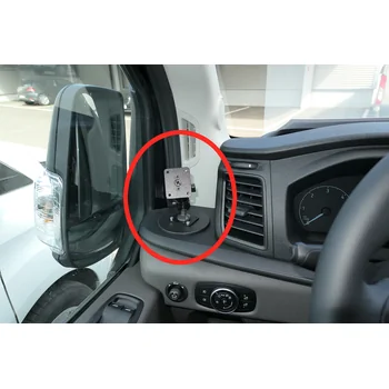 Brodit ProClip (extra stabil) f�r Ford Transit, ab Bj. 2020 (inkl. 132mm Sockelhalterung & Schrauben!)