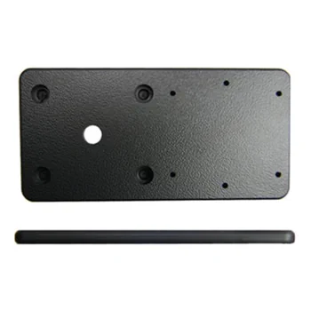 Brodit Erweiterungsplatte Horizontal 100 x 50 x 5mm - Montagebohrungen aussen