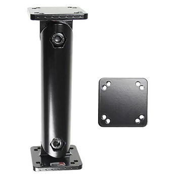 Brodit Komplettset / Sockelhalterung 6 Zoll (Gesamtl�nge: 164mm), 2x AMPS Montageplatte eckig 50x50mm, Grobe Zahnung