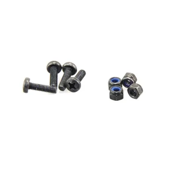 Brodit Schraubensatz, 4 St�ck (Linsenkopf), Black, f�r Montage von Haltern oder MultiMoveClips auf Sockelhalterungen mit 4mm Bohrungen