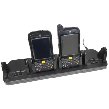 Brodit 4-fach Tischladeger�t f�r ZEBRA MC65, mit EU, UK, US Stecker