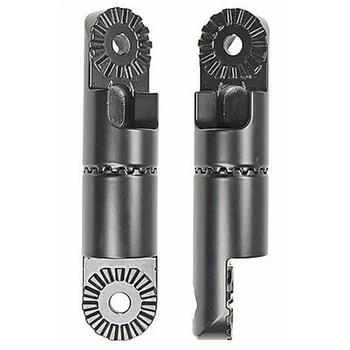 Brodit Rohr-Verl�ngerung 4 Zoll mit variablem Versatz (Gesamtl�nge: 132mm) / Grobe Zahnung
