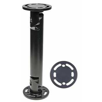 Brodit Komplettset / Sockelhalterung 8 Zoll (Gesamtl�nge: 214mm), 2x Montageplatte rund 62mm, Grobe Zahnung