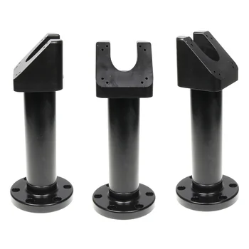 Brodit Grundhalterung / Sockelhalterung, mit drehbarer AMPS Montageplatte 45� abgewinkelt, L�nge: 117mm