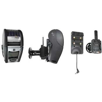 Brodit Drucker Halterung mit MultiMoveClip + Powerblock + 2 Zoll Sockelhalterung f�r ZEBRA QLN 320