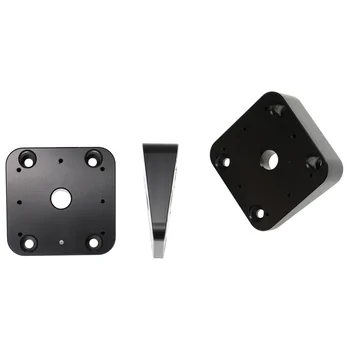 Brodit Montageplatte / Abstandsplatte 15 Grad, 50 x 50 x 5 auf 18mm