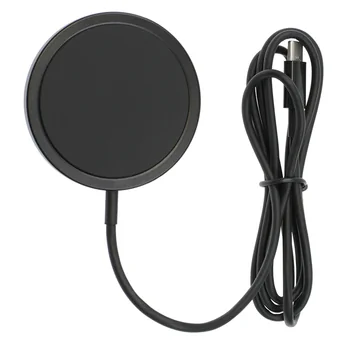 Brodit MagSafe Magnetic Wireless Charger 15W, mit USB-C Anschluss f�r APPLE iPhone 17, Kabell�nge: ca. 1.2m, black