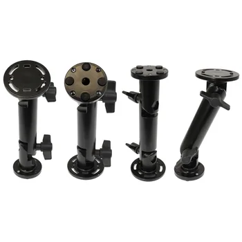 Brodit Komplettset / Sockelhalterung, Gesamtl�nge: 185mm / Fl�gelschrauben / feine Zahnung / Montageplatte 2x Rund
