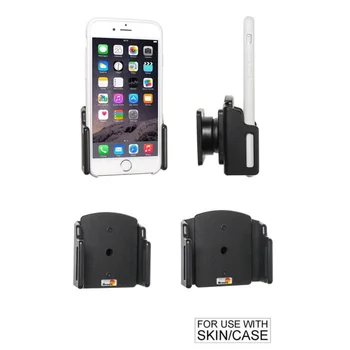 Brodit einstellbarer Halter (seitlich) f�r APPLE iPhone SE (2022), f�r d�nne Schutzh�llen, max: Breite: 62-77mm, Dicke: 2-10mm
