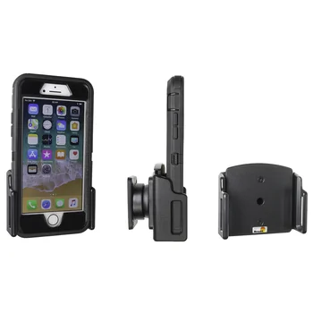 Brodit einstellbarer Halter (seitlich) f�r APPLE iPhone 7, f�r gr��ere Schutzh�llen, max: Breite: 75-89mm, Dicke: 9-13mm