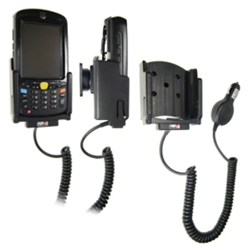 Brodit Halter Aktiv, 12/24V, f�r ZEBRA MC65, auch f�r Ger�te mit -extended battery-