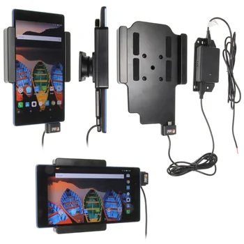 Brodit Halter Aktiv, mit Festanschluss, 12/24V, f�r LENOVO Tab 3 7