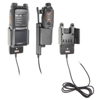 Brodit Halter Aktiv, mit Festanschluss, 12/24V, f�r HYTERA PD702