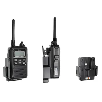 Brodit Halter f�r ICOM IP100H, passt f�r Ger�te mit gro�em oder kleinem Akku