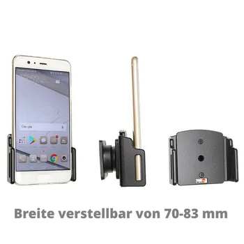 Brodit einstellbarer Halter (seitlich) , Universal: max. Breite: 70-83mm, Tiefe: 2-10mm