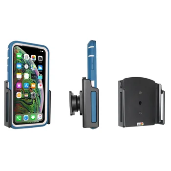 Brodit einstellbarer Halter (seitlich) f�r APPLE iPhone 11 Pro Max, f�r Schutzh�llen, max: Breite 80-94mm, Dicke: 9-13mm