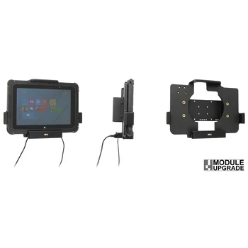 Brodit Modul-Upgrade Halter inkl. Pogo-Charging-Leiste f�r ZEBRA ET56 10.1, f�r Ger�te mit Gummi-Rahmen + mit / ohne Handschlaufe