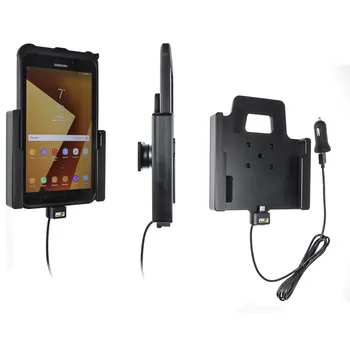 Brodit Halter Aktiv USB, 12/24V, f�r SAMSUNG Galaxy Tab Active 3, inkl. USB-Ladeger�t, Vertikal, passt f�r Ger�te mit Original H�lle