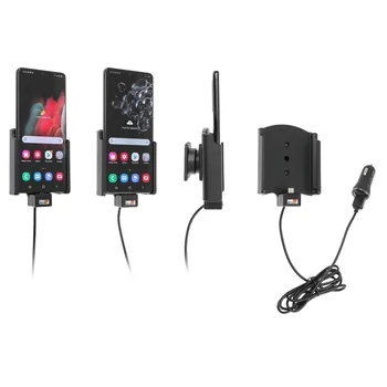 Brodit Halter Aktiv USB, 12/24V, f�r SAMSUNG Galaxy S20 Ultra, inkl. USB-Ladeger�t