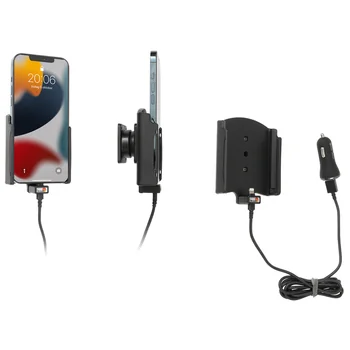 Brodit Halter Aktiv USB, 12/24V, f�r APPLE iPhone 14 Pro Max, inkl. USB-Ladeger�t