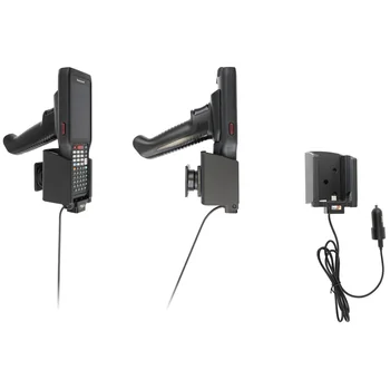 Brodit Halter Aktiv USB, 12/24V, f�r HONEYWELL CK62, f�r Ger�te mit Standard oder erweitertem Akku, mit oder ohne Handschlaufe / Pistolengriff, inkl. USB-Ladeger�t