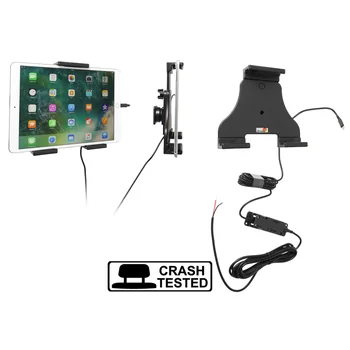 Brodit einstellbarer Tablet Halter Aktiv (Lightning), Festanschluss 12/24V, Universal: H�he: 140-195mm , 3-Punkt Befestigung