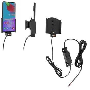 Brodit Halter Aktiv, mit Festanschluss, 12/24V, f�r SAMSUNG Galaxy A41