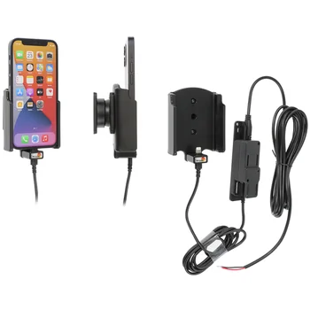 Brodit Halter Aktiv, mit Festanschluss, 12/24V, f�r APPLE iPhone 12 Mini