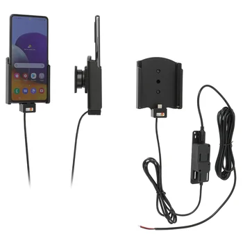 Brodit Halter Aktiv, mit Festanschluss, 12/24V, f�r SAMSUNG Galaxy A72