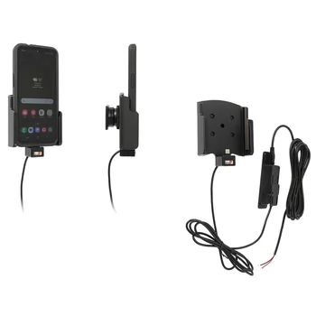 Brodit Halter Aktiv, mit Festanschluss, 12/24V, f�r SAMSUNG Galaxy XCover 7, Ladung �ber USB-C Anschluss, nur f�r Ger�te mit Otterbox React Series Case (77-95436)