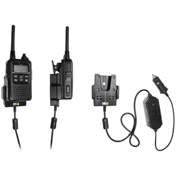 Brodit Halter Aktiv, 12/24V, f�r ICOM IP100H, passt f�r Ger�te mit gro�em oder kleinem Akku