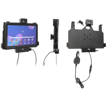 Brodit abschlie�barer Halter Aktiv mit USB-HOST, 12/24V, f�r SAMSUNG Galaxy Tab Active Pro, Horizontal, passt f�r Ger�te mit Original H�lle