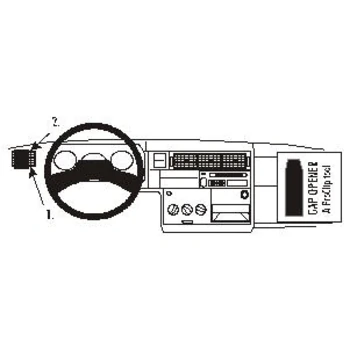 Brodit ProClip f�r VW T4 Transporter, ab Bj. 1996 bis 2002
