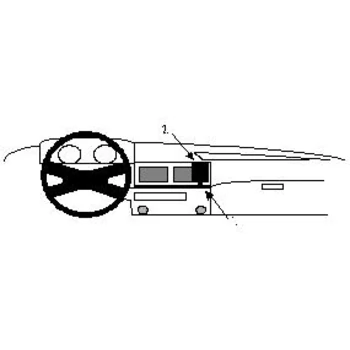 Brodit ProClip f�r BMW 3er (E30), ab Bj. 1982 bis 1990 / 3er Touring (E30), ab Bj. 1988 bis 1993
