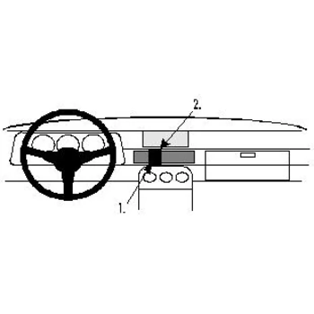 Brodit ProClip f�r Porsche 944, ab Bj. 1982 bis 1985